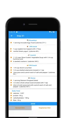 Diet Plan android App screenshot 4